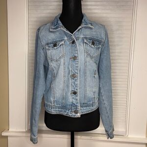 Refuge Light Blue Denim Jacket size M, FREE SHIPPING